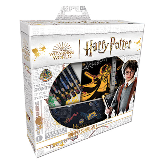 Graffiti Harry Potter 234151 stationery set σε κουτί δώρου (τετράδιο-μεταλλική κασετίνα-5 ξυλομπογίες-μολύβι-ξύστρα-γόμα-χάρακας)