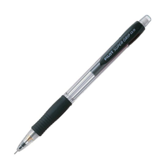 Pilot Super grip H-185B μηχανικό μολύβι 0.5mm μαύρο