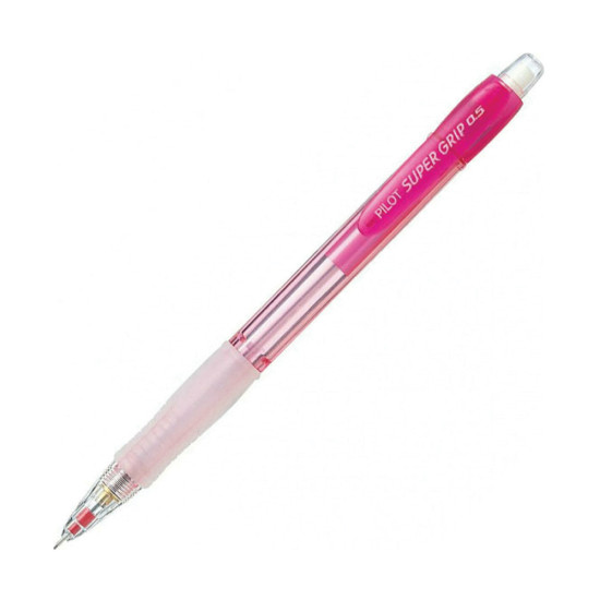 Pilot Super grip H-185P μηχανικό μολύβι 0.5mm ροζ