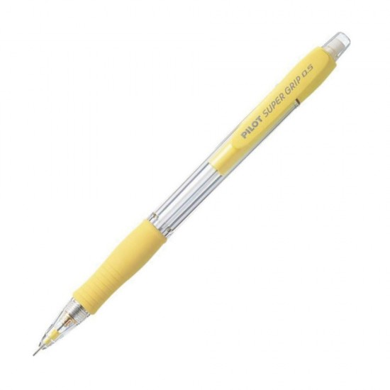 Pilot Super grip H-185Y μηχανικό μολύβι 0.5mm κίτρινο