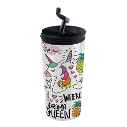 i-Total ID0205 Coffee Thermos 350ml Unicorn