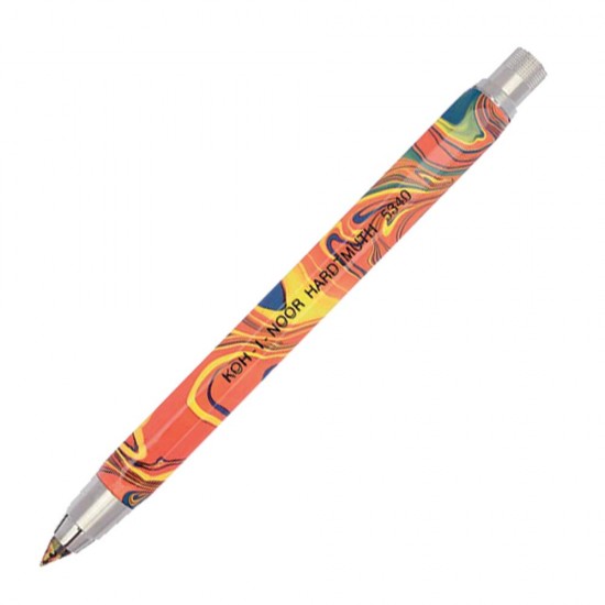 Koh-i-noor 5340M μεταλλικό μηχανικό μολύβι 5.6mm πορτοκαλί-κίτρινο