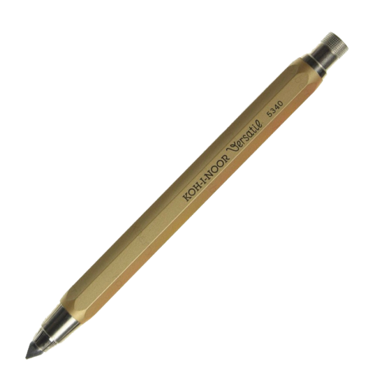 Koh-i-noor Versatil 5340 μεταλλικό μηχανικό μολύβι 5.6mm χρυσό