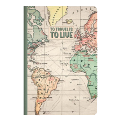 Legami A5NOT0023 τετράδιο λευκό 80φ 21x14cm Travel