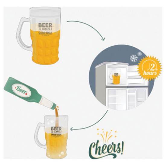 Legami BMUG0001 ποτήρι μπύρας Cooling Beer