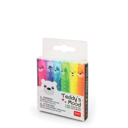 Legami Teddy's style MH0003 σετ μίνι υπογραμμιστές 6τμχ neon