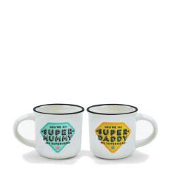 Legami Espresso for two MM0015 σετ κούπες mini Super mum-dad