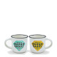 Legami Espresso for two MM0015 σετ κούπες mini Super mum-dad