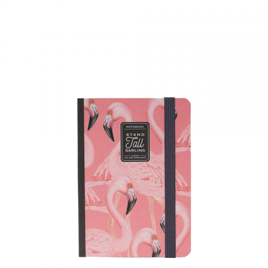Legami NOTP0077 σημειωματάριο ριγέ 160φ 10x14cm Flamingos