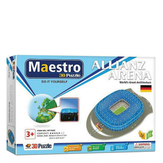 Maestro MY1022 3D puzzle 84τμχ Allianz Arena