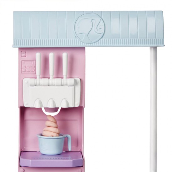 Mattel HCN46 Barbie κούκλα εργαστήριο παγωτού 