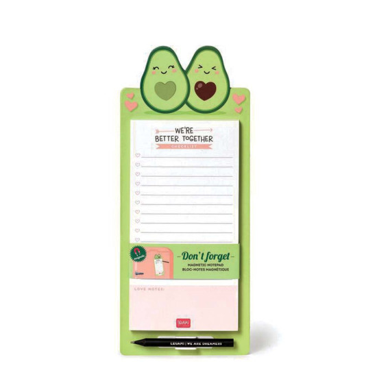 Legami MNP0083 σημειωματάριο μαγνητικό Avocado
