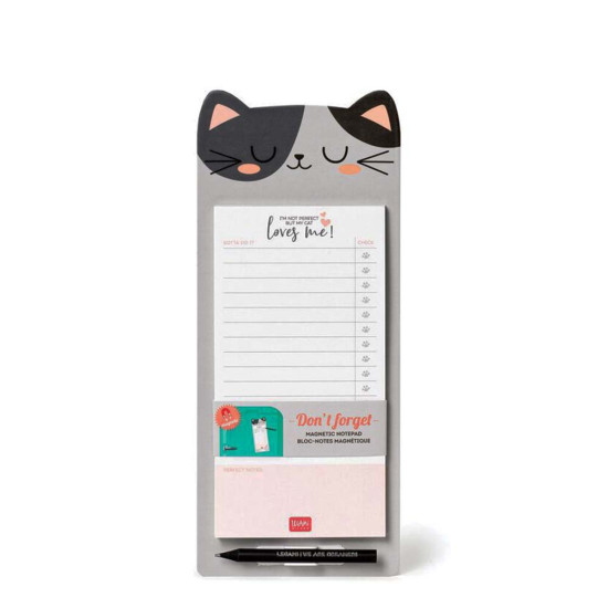 Legami MNP0084 σημειωματάριο μαγνητικό Kitty