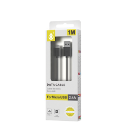Moveteck 272 καλώδιο usb 2.0 - micro usb 2.4A μαύρο