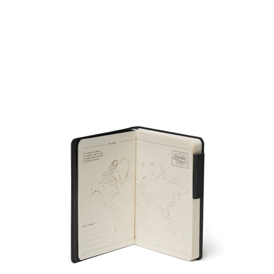 Legami MYNOT0001 σημειωματάριο ριγέ 9,5x13,5cm μαύρο