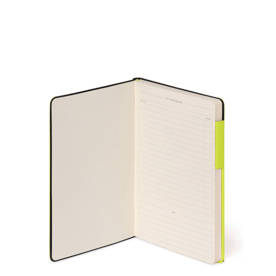 Legami MYNOT0173 σημειωματάριο ριγέ 13x21cm neon πράσινο
