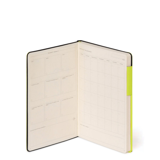 Legami MYNOT0173 σημειωματάριο ριγέ 13x21cm neon πράσινο