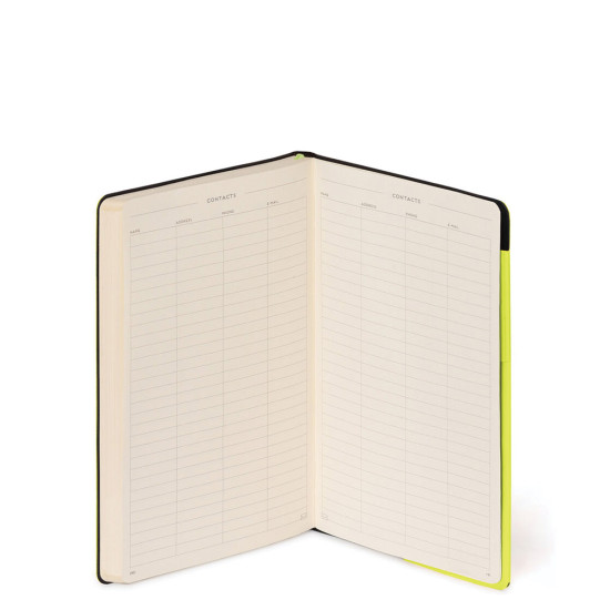 Legami MYNOT0173 σημειωματάριο ριγέ 13x21cm neon πράσινο