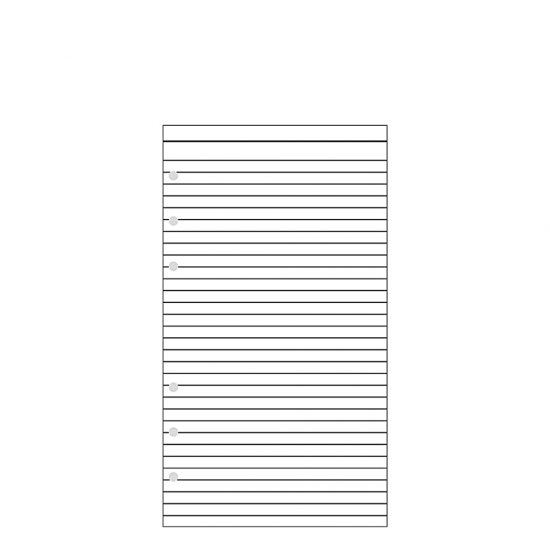 Contax Organizer Personal 2501 φύλλα σημειώσεων ριγέ 20φ λευκά
