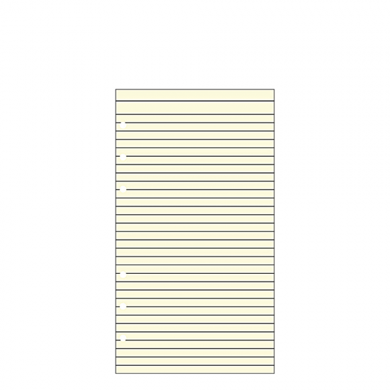 Contax Organizer Personal 2503 φύλλα σημειώσεων ριγέ 20φ κίτρινα