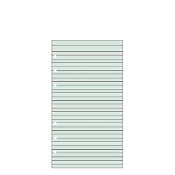 Contax Organizer Personal 2506 φύλλα σημειώσεων ριγέ 20φ πράσινα