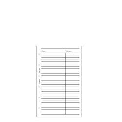 Contax Organizer Pocket 306 όνομα/τηλέφωνο 20φ
