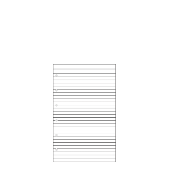 Contax Organizer Pocket 501 φύλλα σημειώσεων ριγέ 20φ λευκά