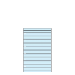 Contax Organizer Pocket 502 φύλλα σημειώσεων ριγέ 20φ μπλε