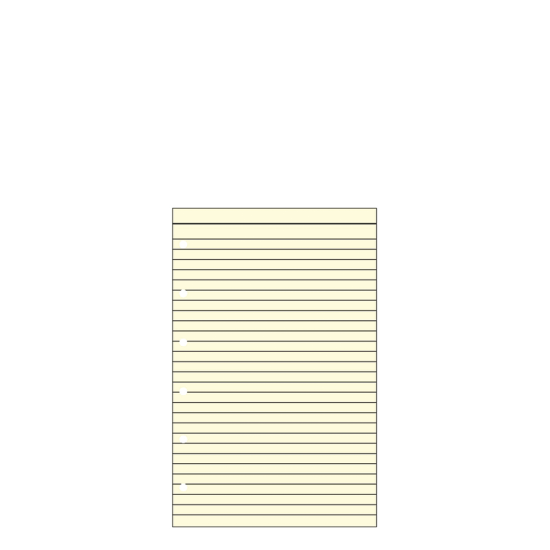 Contax Organizer Pocket 503 φύλλα σημειώσεων ριγέ 20φ κίτρινα