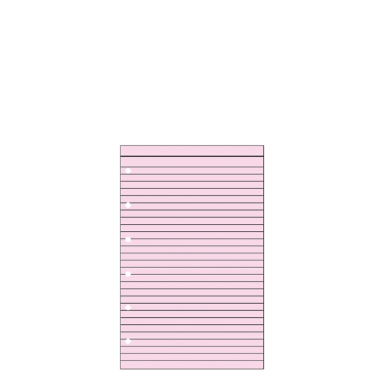 Contax Organizer Pocket 505 φύλλα σημειώσεων ριγέ 20φ ροζ