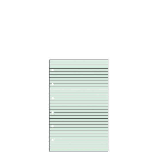 Contax Organizer Pocket 506 φύλλα σημειώσεων ριγέ 20φ πράσινα