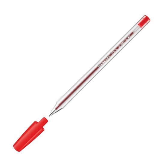 Pelikan Stick 601450 στυλό διαρκείας με καπάκι 1.0mm κόκκινο