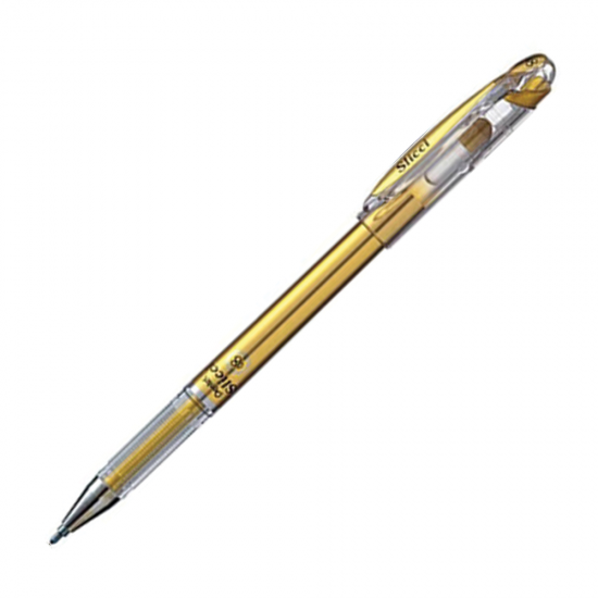 Pentel Slicci Metallic BG208X στυλό gel 0.8mm χρυσό