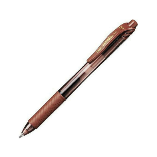 Pentel Energel BL107-E στυλό gel 0.7mm καφέ