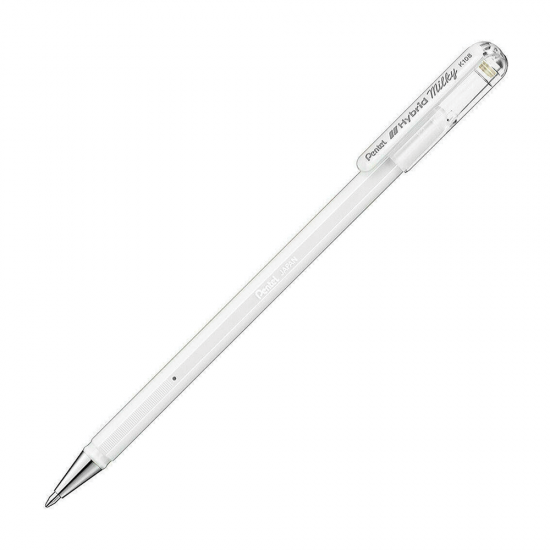 Pentel Hybrid K108-PW στυλό gel 0.8mm λευκό