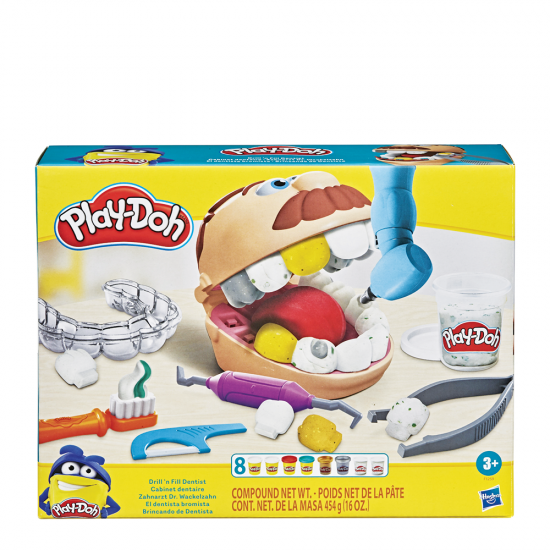 Hasbro F1259 Play-Doh πλαστοζυμαράκια Drill n' Fill Dentist
