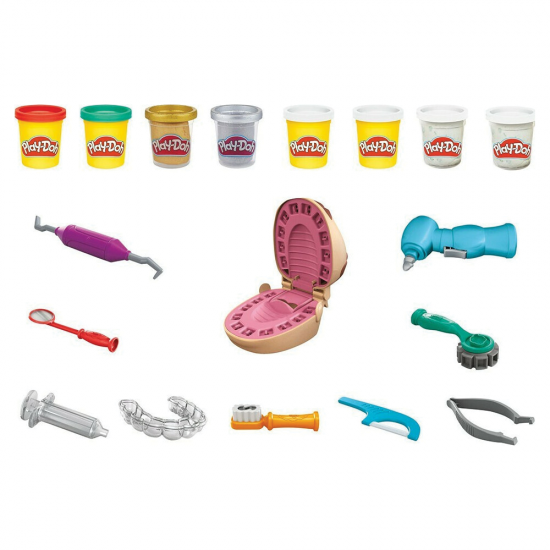 Hasbro F1259 Play-Doh πλαστοζυμαράκια Drill n' Fill Dentist