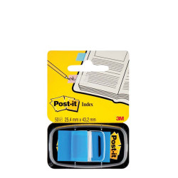 3M Post it 680-2 σελιδοδείκτες πλαστικοί 25x43mm 50φ μπλε