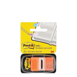3M Post it 680-4 σελιδοδείκτες πλαστικοί 25x43mm 50φ πορτοκαλί