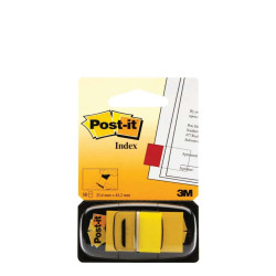 3M Post it 680-5 σελιδοδείκτες πλαστικοί 25x43mm 50φ κίτρινο