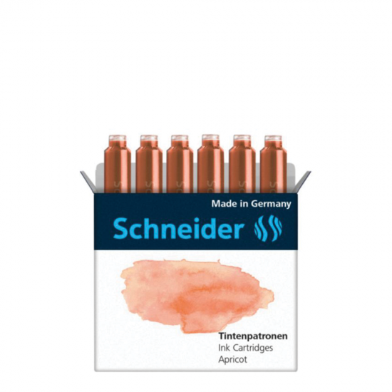 Schneider 166116 αμπούλες πένας 6τμχ Apricot