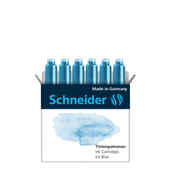 Schneider 166130 αμπούλες πένας 6τμχ Ice blue