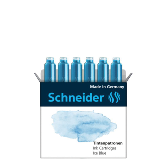 Schneider 166130 αμπούλες πένας 6τμχ Ice blue