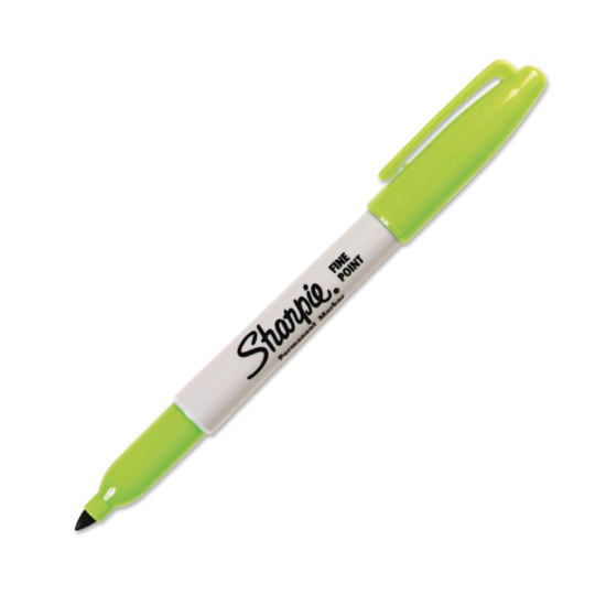 Sharpie 2025037 μαρκαδόρος ανεξίτηλος fine lime
