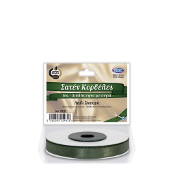 Skag Deco 254819 κορδέλα σατέν 15m λαδί