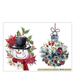 Skag Deco No19/6 ριζόχαρτο decoupage 2 σχεδίων A3 Στολίδια