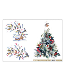 Skag Deco No19/8 ριζόχαρτο decoupage 2 σχεδίων A3 Δέντρο