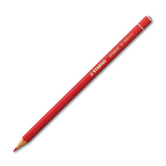 Stabilo Original 87/305 ξυλομπογιά vermillion red