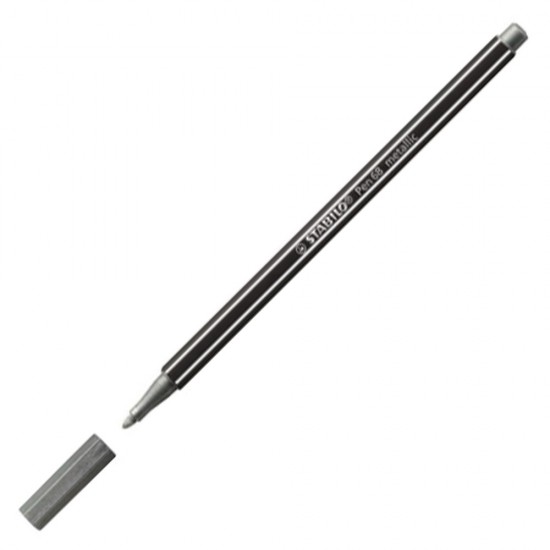 Stabilo Pen 68/805 μαρκαδόρος σχεδίου 1.4mm metallic silver