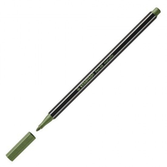 Stabilo Pen 68/843 μαρκαδόρος σχεδίου 1.4mm metallic light green
